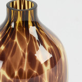 Mocha Glass vase [MUSHMOCGVW25]
