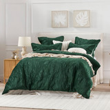 Velvet Palms Quilt Cover Set [HABBVELVEP25]