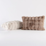 Prague Faux Fur Oblong Cushion [MUSSPRAGUC24_OBL]