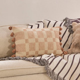 Kaiya Check Oblong Cushion [MUSLKAIYA25]