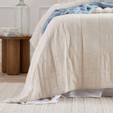 Washed Linen Stone Coverlet Set [MUSBWLCS25]