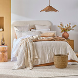 Washed Linen Coverlet Set [MUSBWLCS25]