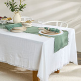 Ashra Fringed Cotton Table Runner [MUSLASHRA18TR]
