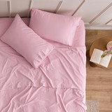 Blush Pink Cotton Flannelette Sheet Set [ESSBPLFLAN25G]