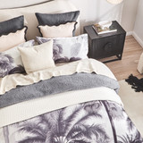 Noir Palm Quilt Cover Set [ESSBNOIRQC25]