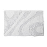 Isla Tufted White Bath Runner in Snow by MUSE | Pillow Talk