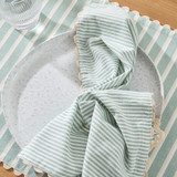 Millie Stripe Scallop Napkin 4 Pack [HABLMILSNS25]