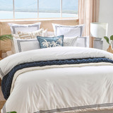 Hotel Luxury Navy Quilt Cover Set [HILTBHOTQC25B]
