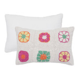 Zoe Crochet Oblong Cushion [MUSLZOEC24R]
