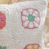Zoe Crochet Oblong Cushion [MUSLZOEC24R]