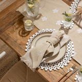 Palm Springs White Napkin [HABLPSTLR23N]