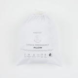 Adjustable Pregnancy Pillow Set in White by Habitat | Set - Pillow Talk