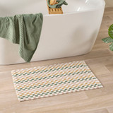 Lola Check Bath Rug in MultiColour by Habitat | Pillow Talk
