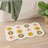 Daisy Flower Bath Mat in MultiColour by Habitat | Pillow Talk