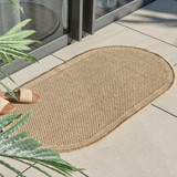 Tannum Outdoor Indoor Mat in Natural by Sundays by Pillow Talk | 60x90cm, Oblong - Pillow Talk