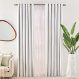 Marina Blockout White Curtain Set of 2 [MUSBMARIN21C]