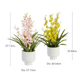 Artificial Potted Spring Spider Orchid [MUSHPOTSOS25]