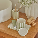 Zinnia Stripe Bathroom Accessories [HABBZINASS25]