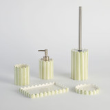Zinnia Stripe Bathroom Accessories [HABBZINASS25]