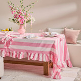 Piper Stripe Ruffle Table Cloth [HABLPIPTCS25]