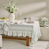 Piper Stripe Ruffle Table Cloth [HABLPIPTCS25]