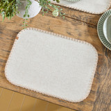 Fernando Placemat in Natural by Habitat | Rectangle - Pillow Talk