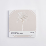 Bangalow Natural Palm Cork Placemat Set of 6 [MUSLBANPPS25B]