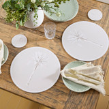 Bangalow Natural Palm Cork Placemat Set of 6 in Natural by MUSE | Set of 6 - Pillow Talk