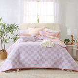 Molly Check Reversible 5 Piece Coverlet Pack [HABBMOLLYCOV]