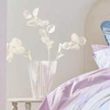 Artificial Silver Dollar Eucalyptus Stem in White by MUSE | Pillow Talk