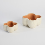 Clover Scalloped Decorative Pot [HABHCLOPS25]