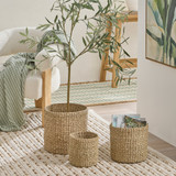 Darby Basket in Natural by Habitat | Large, Small - Pillow Talk