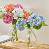 Budding Hydrangea Stem in Blue, Orange, Pink, White by MUSE | Pillow Talk