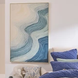 Tides of Tranquility Canvas Wall Art in Blue by MUSE | Pillow Talk