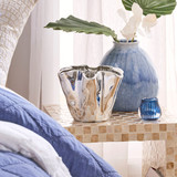 Enzo Wave Bowl in Silver by MUSE | Pillow Talk