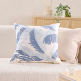 Bermuda Leaf Embroidered Cushion [MUSLBERMU25]