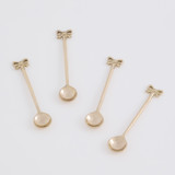 Bow Dessert Spoon Set of 4 [MUSLBOWDSS25]