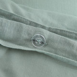 Washed Linen Look Sage Green Quilt Cover Set [ESSBWLL19AR]