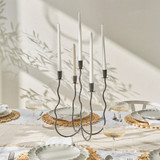 Apollo Wave Candle Holder in Black by MUSE | Apollo Wave Candle Holder - Pillow Talk