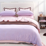 Washed Linen Look Dusty Violet Quilt Cover Set [ESSBWLL19AQ]