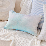 Luminescent Cushion in BlueLilac by MUSE | 1 x Oblong Cushion 30cm x 50cm - Pillow Talk