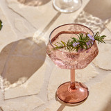 Veneto Rose Cocktail Coupe in Rose by Sundays by Pillow Talk | Pillow Talk