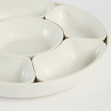 9 Piece Lazy Susan Chip and Dip Set [SUNLLAZCDS25]