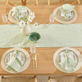 Aubrey Bow Embroidered Table Runner [HABLAUBTCS25]