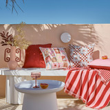 Solaire Sun Check Outdoor Cushion [SUNLSUNCHE25]