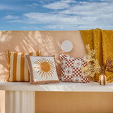 Solaire Sun Check Outdoor Cushion [SUNLSUNCHE25]