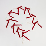 Abigail Velvet Bow Christmas Garland [CHRCABIGS25]