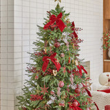 Jessie Red Velvet Bow [CHRCJESVBS25A]