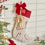 Candy Cane Lane Knitted Christmas Stocking [CHRCCANSS25]