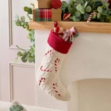 Candy Cane Lane Knitted Christmas Stocking [CHRCCANSS25]